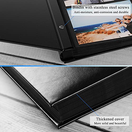 Photo Album 4X6 1000 Pockets Photos Leather Cover Extra Large Capacity Family Picture Book Wedding Albums With Index Tabs Holds Horizontal And Vertical 4X6 Photos With Black Pages #TOP3