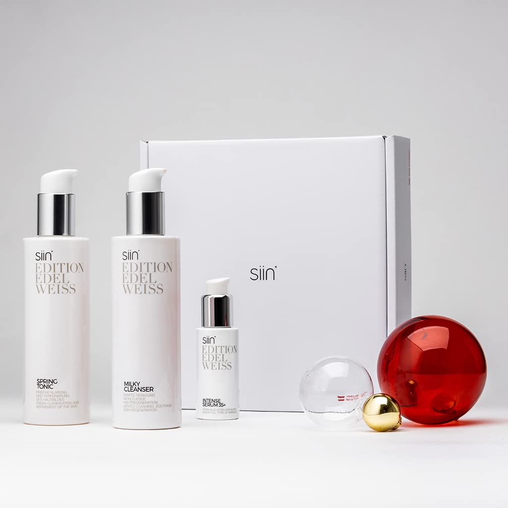BEAUTY BOX-BASIC 35+, für alle Hauttypen, reinigt porentief, verfeinert das Hautbild, gegen Falten aller Art, mit Edelweiss, Hyaluron, Argireline, Retinol, Ceramide, Oxyforce