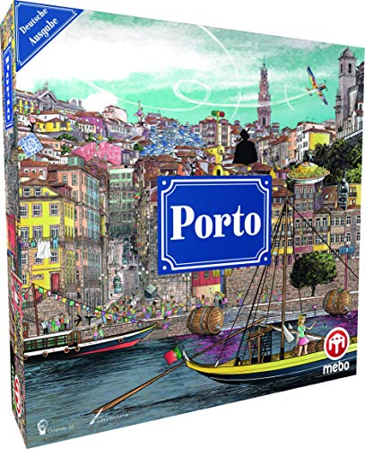 Heidelberger Spieleverlag Porto - Mebo - Alemán - Juego de Mesa -para 1-4 Personas -a Partir de 8 años