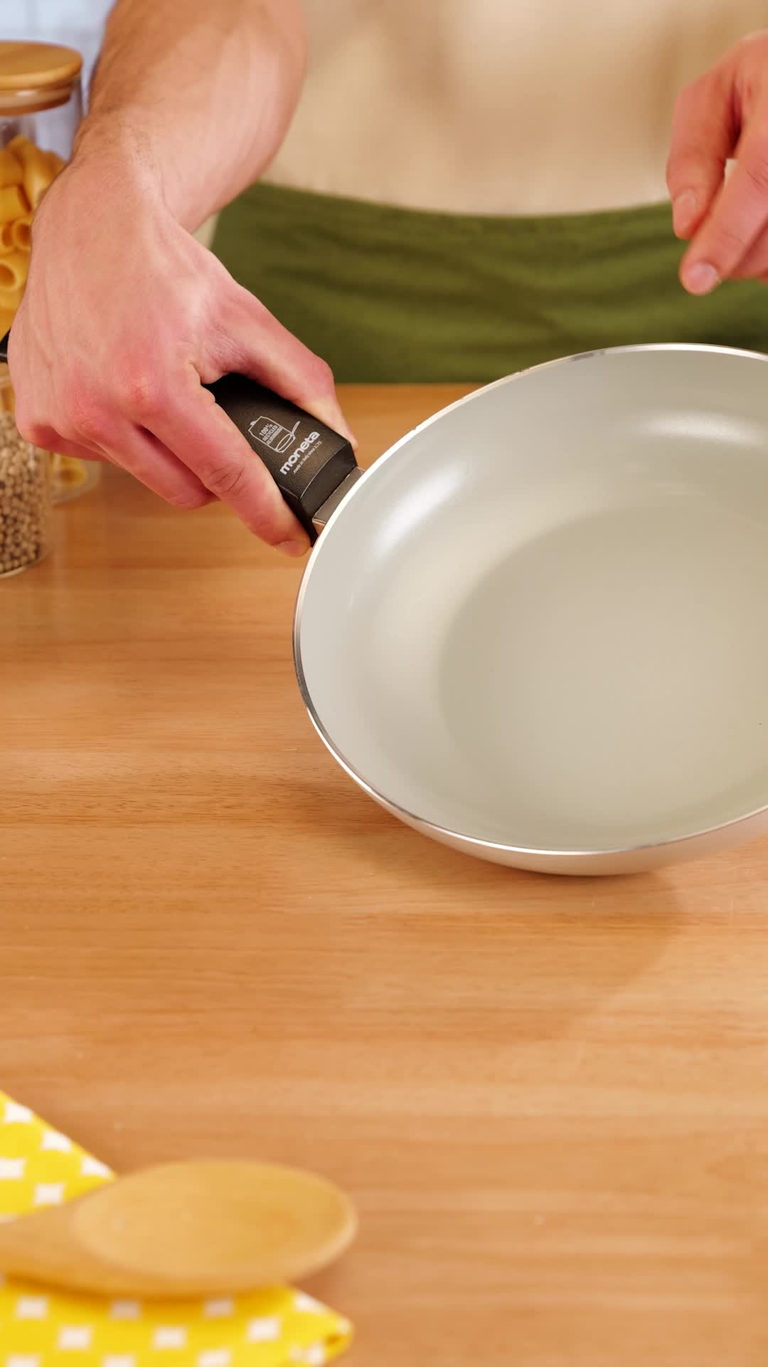 Padella Minerva Finegres 24cm – Rivestimento Naturale Senza PFAS, 100% Made In Italy, Per Induzione