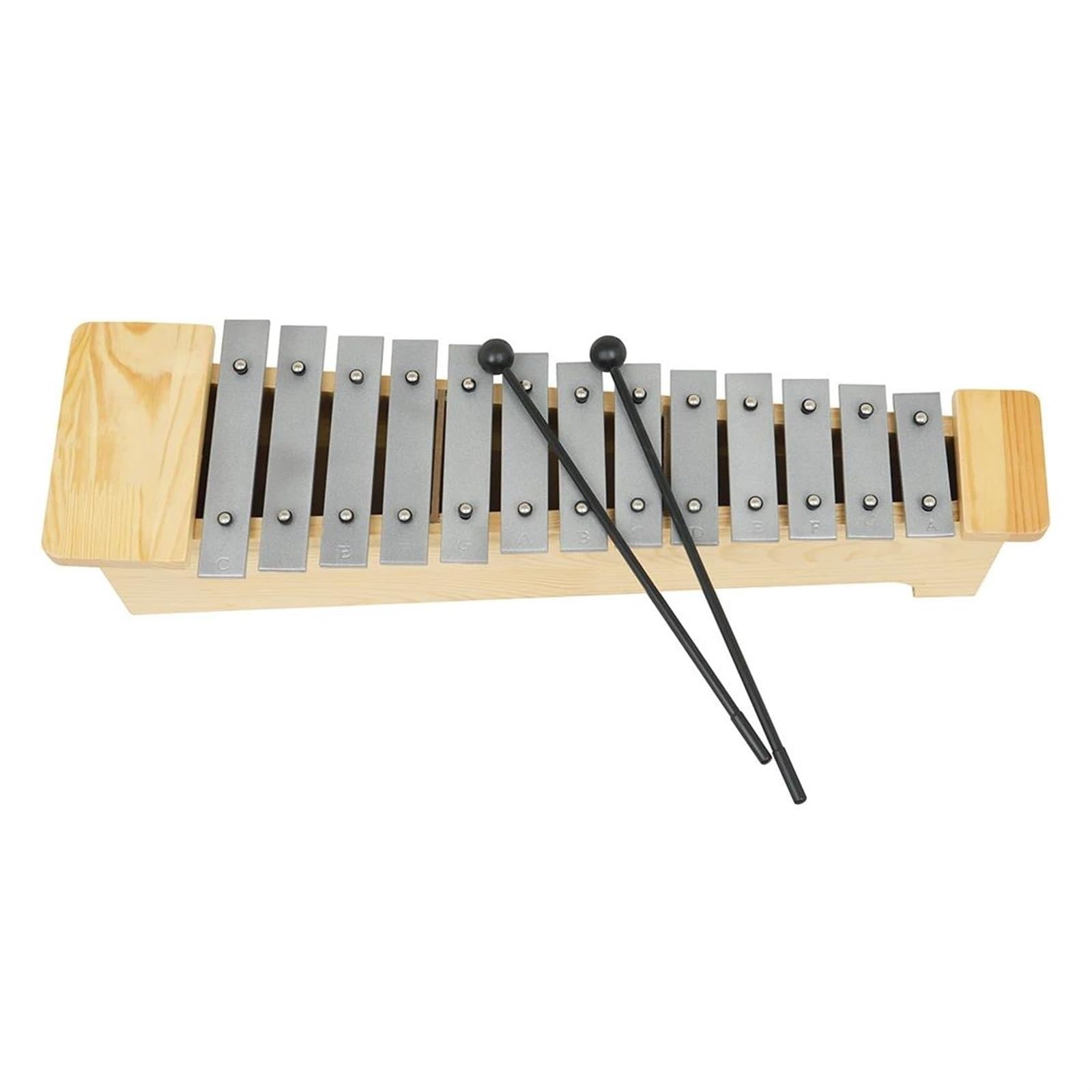 Ksylofon Profesjonalny Instrument Perkusyjny 13 Klawiszy Metalowy Instrument Muzyczny Ksylofon