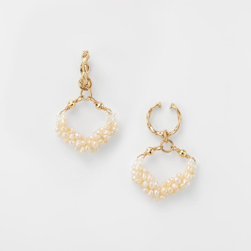 新品同様♡アガット K10 ゴールド フープピアリング.イヤリング K10イヤリング（ピアリング）（イヤリング）｜agete（アガット