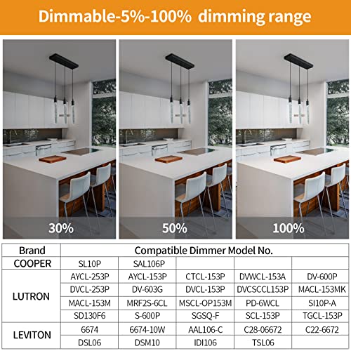 Image of Kitchen Island Lighting Modern Light Fixture Black Pendant Light Dimmable LED Black Finish Mini Crystal Pendant Lights for Dining Room Living Room(3-Light )