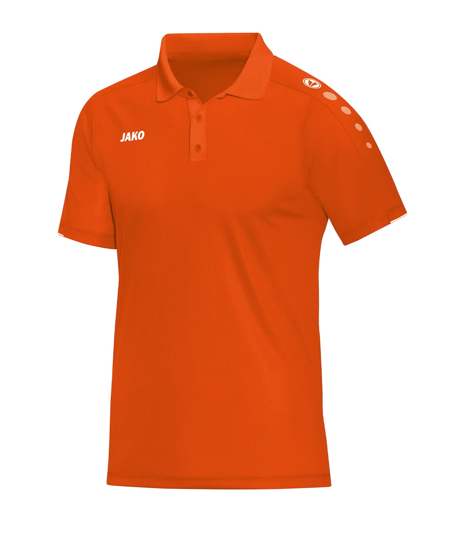 JAKO Men's Classico Polo, neon orange, XL