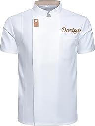 Giacca Da Chef Personalizzata Con Ricamo – Maniche Corte O Lunghe Per Uomo E Donna | Uniforme Professionale Da Cucina Per Hotel E Ristoranti