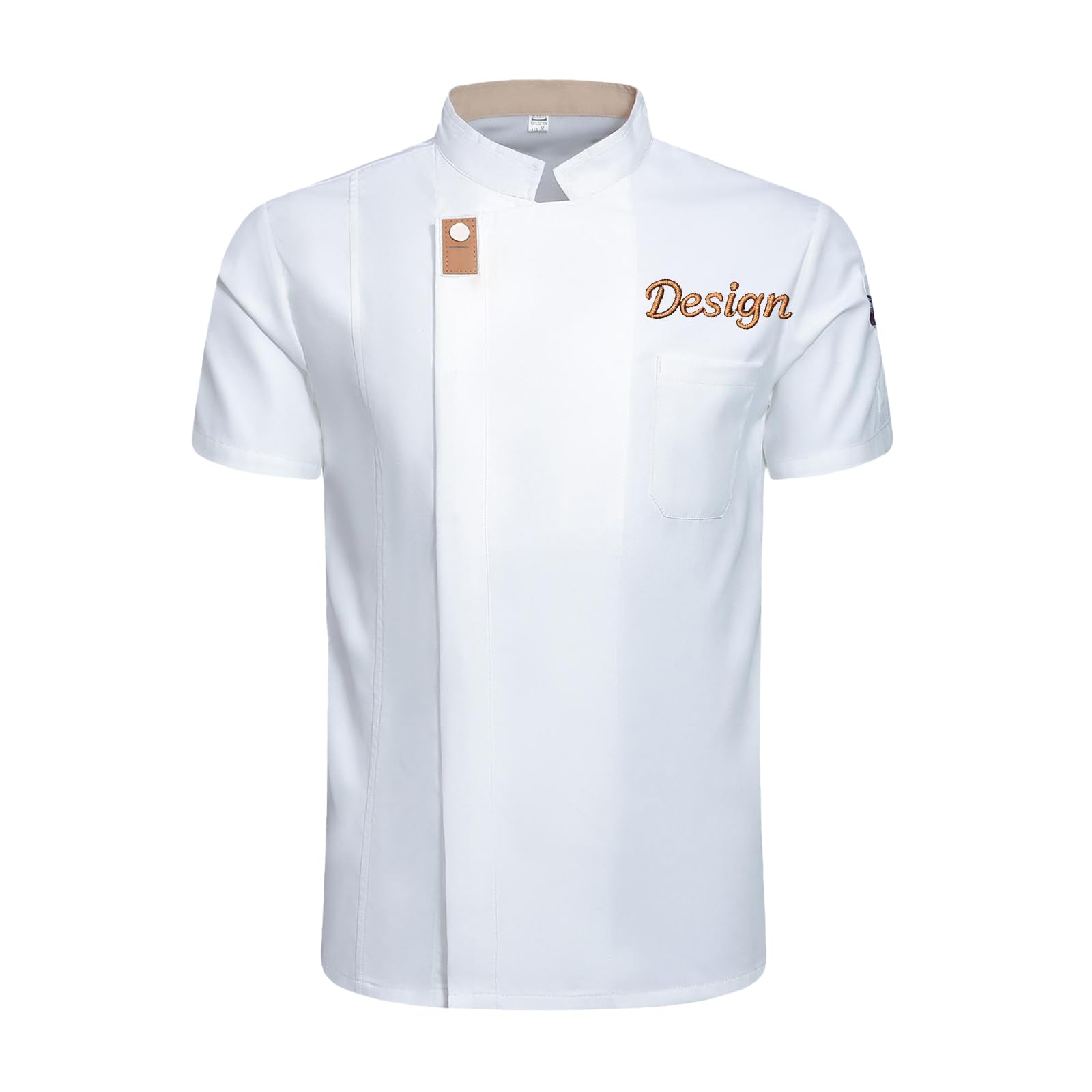 Giacca Da Chef Personalizzata Con Ricamo – Maniche Corte O Lunghe Per Uomo E Donna | Uniforme Professionale Da Cucina Per Hotel E Ristoranti