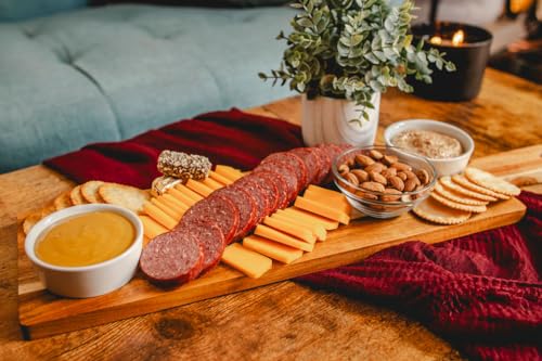 Yukon-Gift-Basket-by-Dan-the-Sasuageman-Featuring-Naturally-Smoked-100-Beef-Summer-Sausages-Wisconsin-Cheddar-Cheese-Specialty-Sweet-Hot-Mustard-Grainy-Dijon-Flavor-Infused-Almonds-Crackers-and-Sweets