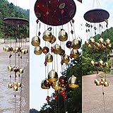  18 campanas campanas de viento de cobre Feng Shui productos para el jardín decoración del jardín al aire libre Windchimes Windbell regalos de la mascota