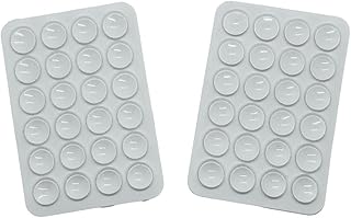 Kit Suporte Ventosa de Silicone para Celular Adesivo Universal Kit com 3 ou 2 unidades (2 Brancas)