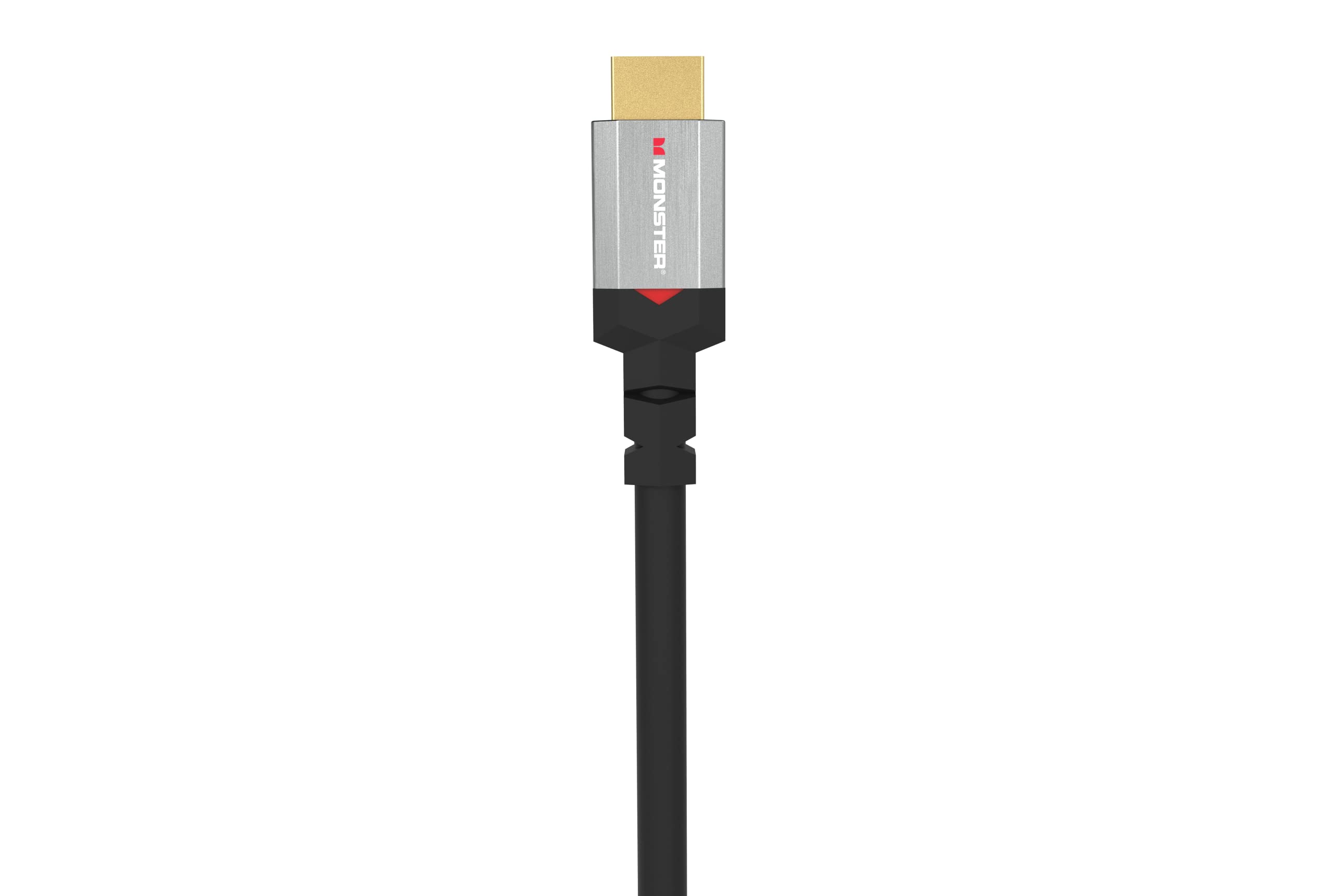 Monster Essentials - Cavo HDMI 1,8 m, cavo HDMI ultra HD 8K con Ethernet, ultra velocità 48 Gbps, cavo video HDR, contatti in oro 24 K, compatibile con PS5/PS4/XBOX X/XBOX ONE