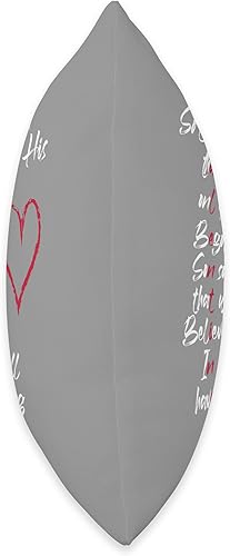 Miniatura 2 de Christian Valentines Day Apparel and Designs John 3 - Almohada de San Valentín para el Día Cristiano, 18 x 18 pulgadas, multicolor