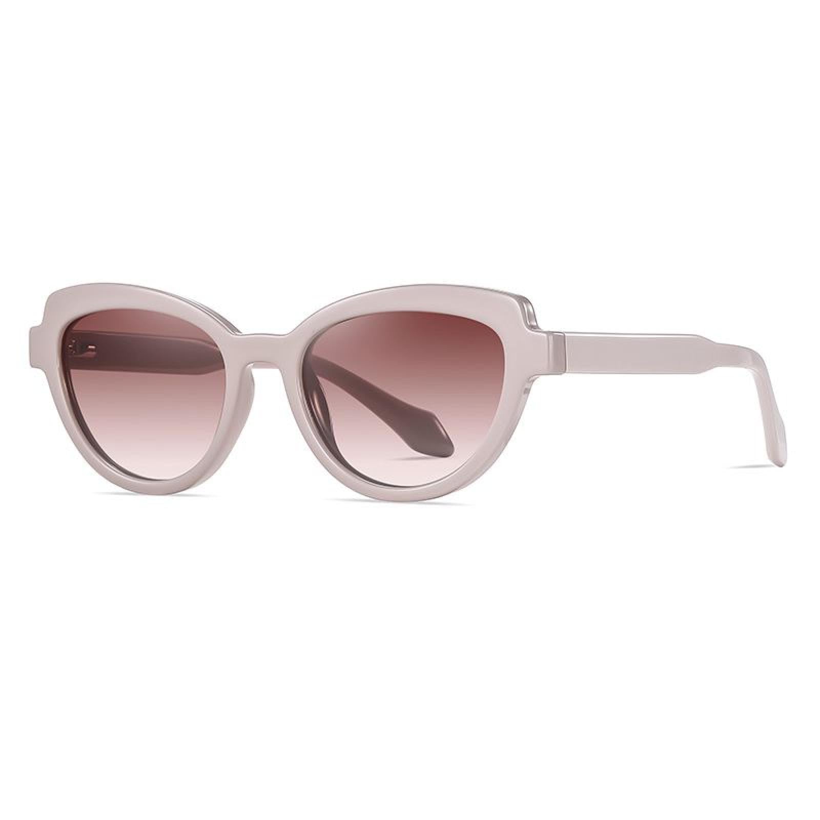 Lunettes de soleil œil de chat UV400 acétate rose mixte conduite