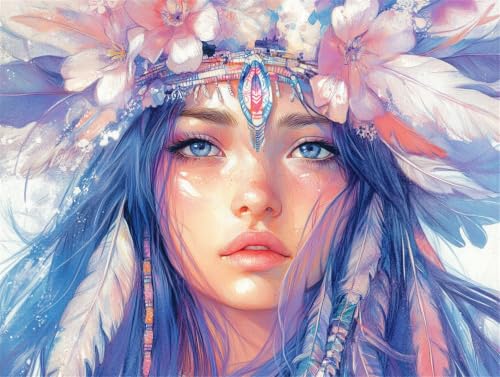 Libro colorear adultos en lienzo de flores para aliviar el estres con pintura por numeros