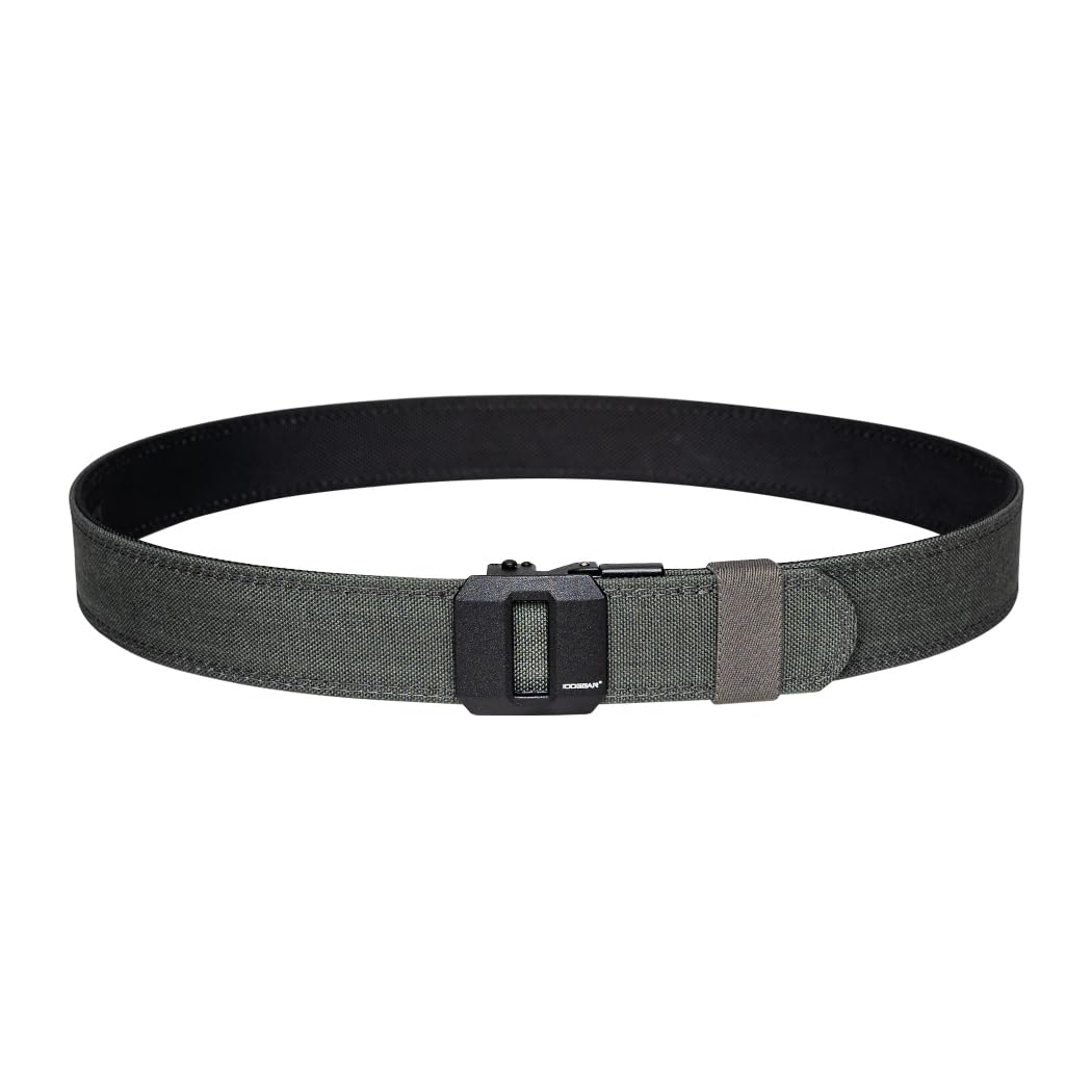 IDOGEAR Cintura tattica per pistola 1,5'' EDC Cinghia rigida per impieghi gravosi 38 mm in nylon cintura di utilità cintura a cricchetto rinforzata per trasporto occulto