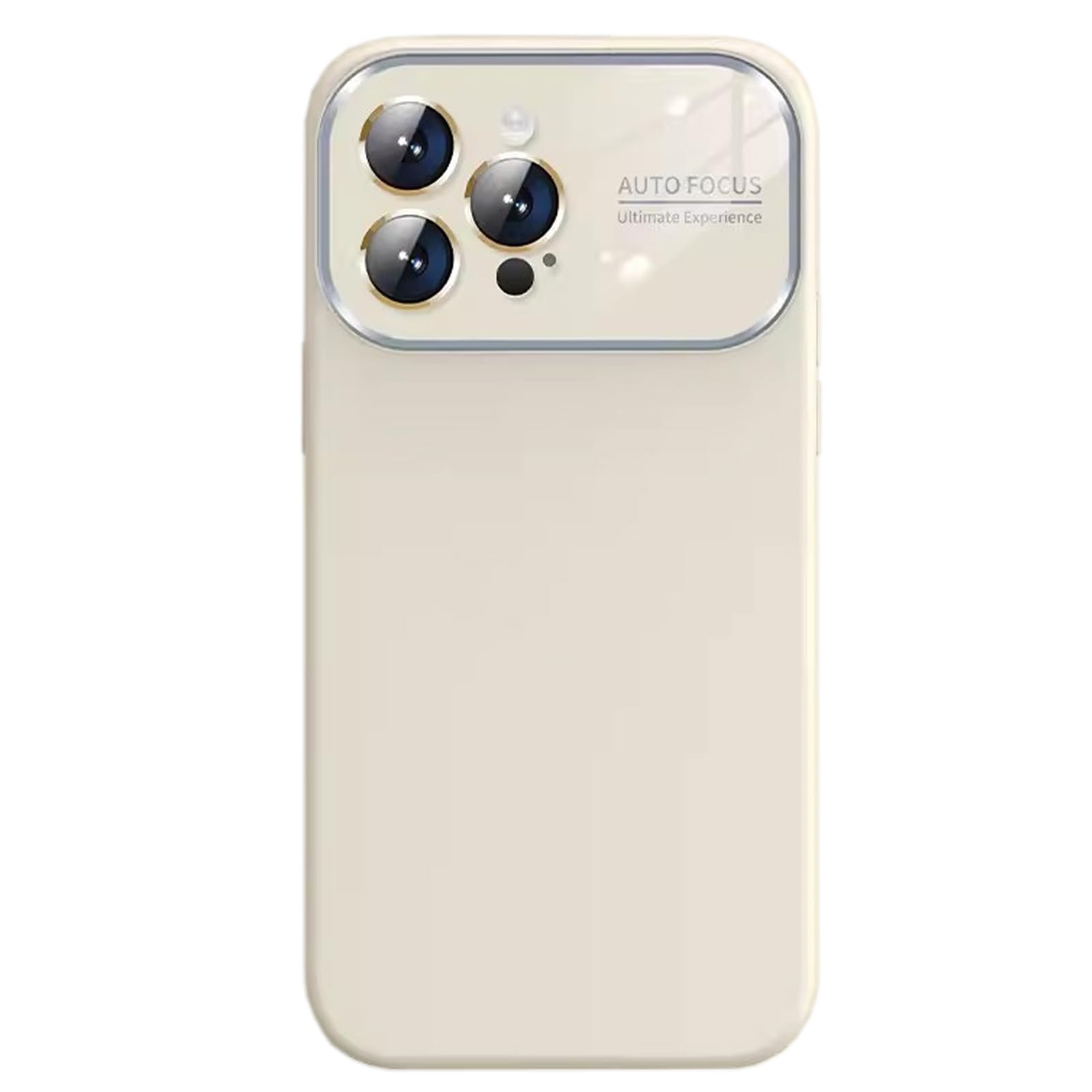 LXURY Ultra cienkie etui do iPhone'a 15 Pro Max/15 Pro/15 Plus/15, miękkie etui premium z okienkiem ochronnym aparatu, oryginalne etui z płynnego silikonu, białe 2, 15 6,1"