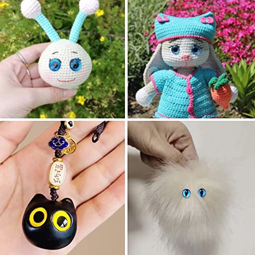 Image of 100PCS Eyes Glass Cabochon for Clay Doll Making Sculptures Props Craft DIY Findings Jewelry Making Christmas Gift