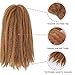 Marley Hair Afro Kinky Curly Crochet Hair 3 Packs 18 Inch Long Marley Twist Braiding Hair Ombre Synthetic Marley Braids Hair Extensions for Women(3 Packs,18 Inch,27#)