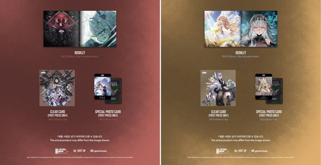 Goddess of Victory: Nikke 승리의 여신 니케 OST Album (GODDESS FALL+LAST KINGDOM)