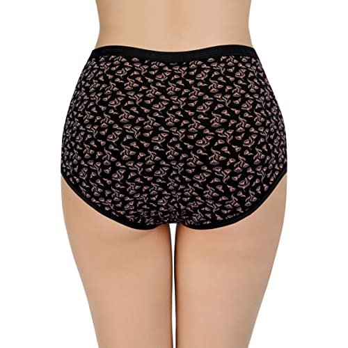 Image of Amante Printed Cotton Full Brief Panty Pack(Pack of 3)