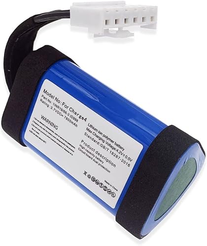 Miniatura 4 de 7800mAh SUN-INTE-118, 1INR1966-3, ID998 Battery Replacement Compatible with JBL Charge 4 Portable Bluetooth Speaker