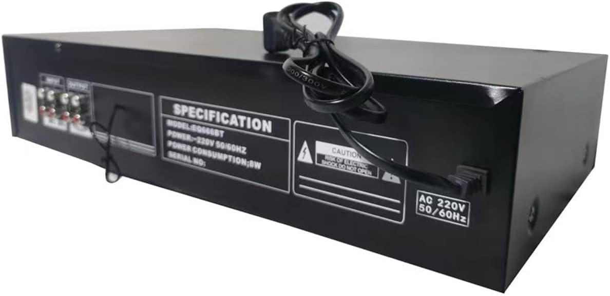 Ecualizador Sin Pérdidas Estéreo De 40 Bandas, Ecualizador De Ajuste De Agudos/Medios/Graves para El Hogar, Controlador De Efectos Digitales De Audio con Pantalla LED De Frecuencia