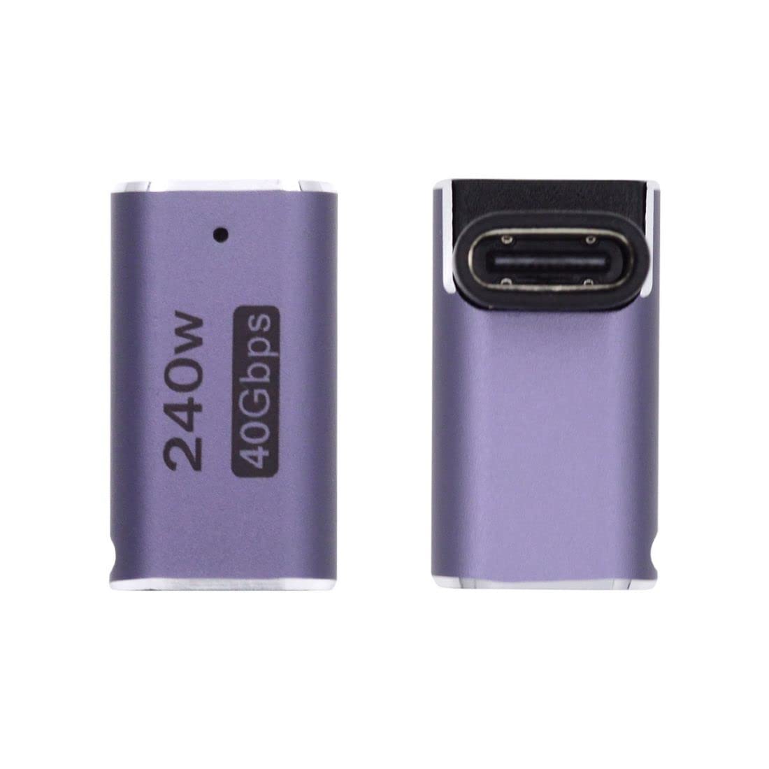 CY USB4 Type C Female To Female Extension 240W Power 40Gbps Data 8K Video Extender Adapter For Ns Phone Laptop