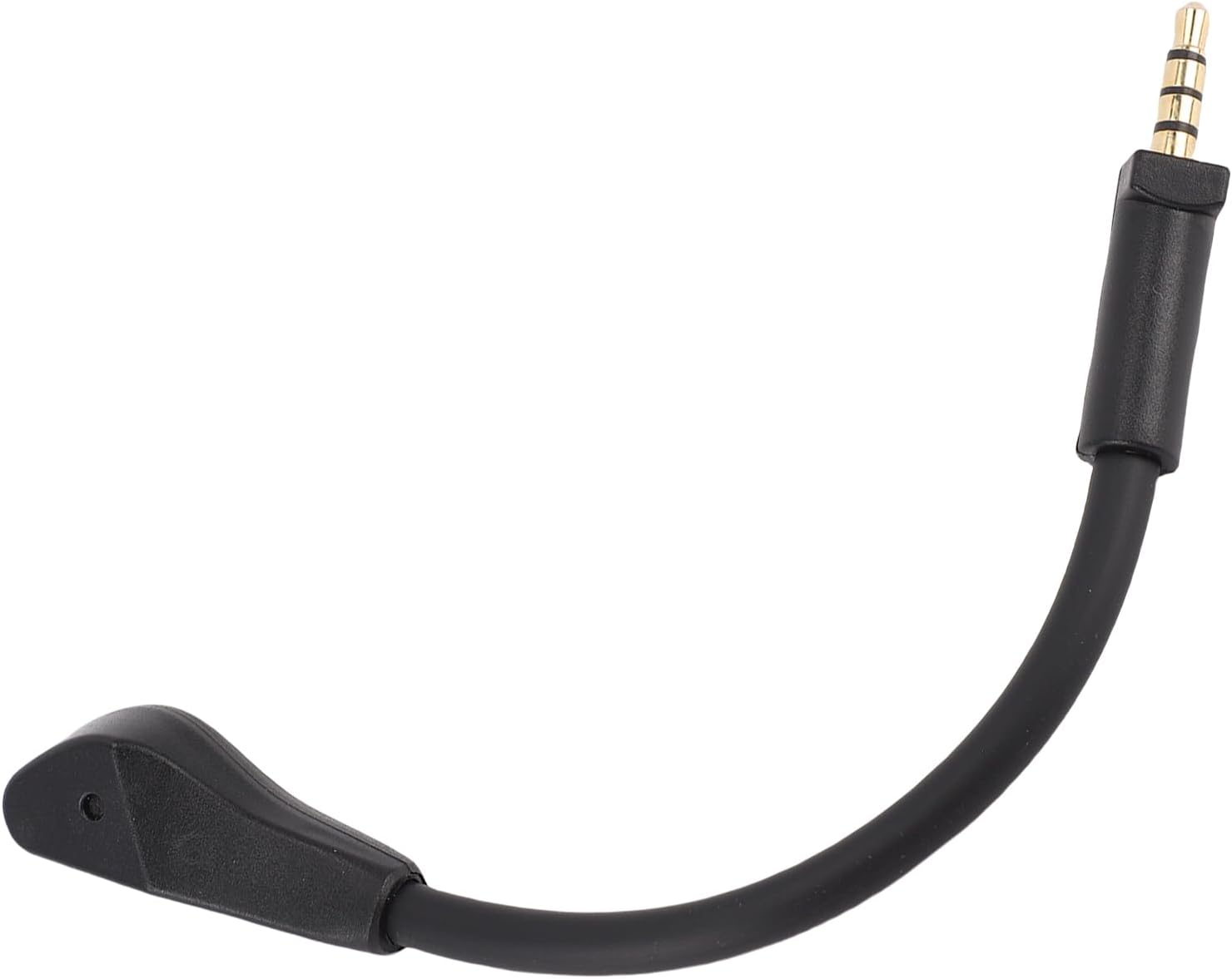 3.5mm Replacement Microphone, Gold Plated Plug Bendable Boom Mic for Gaming Headset, with Noise Reduction and Enhanced Voice Clarity