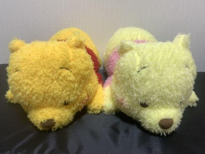 Amazon Co Jp くまの プーさん ぬいぐるみ メガ ジャンボ 赤い ほっぺの寝そべり ふわろん ぬいぐるみ パステル カラー Ver おもちゃ