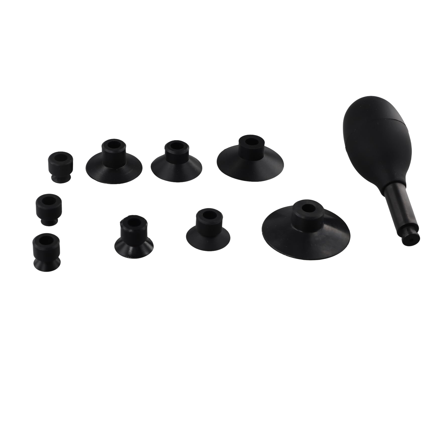 Uikdjgu Lens Sucker Kit Eight in One with 9 Interchangeable Suction Cups Strong Suction Manual Vacuum Suction Pen Lens Puller