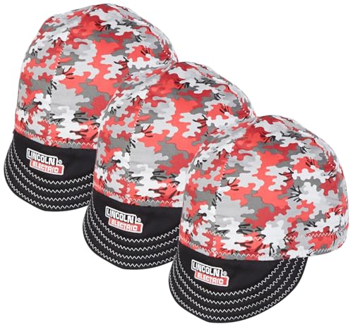 Image of Lincoln Electric Lincoln Camo, Red Camouflage, Large (Pack of 3)