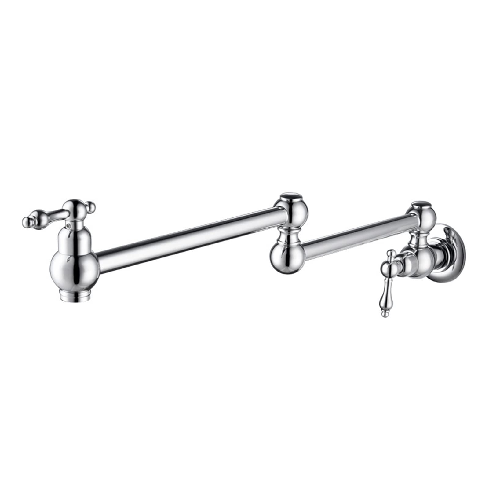 Grifo de baño, La estufa de la cocina del grifo de agua fría en la pared se puede estirar y alargar el grifo de la piscina de la piscina del lavabo del lavabo antiguo(Brushed)
