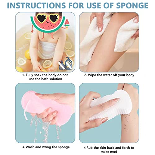1Pc Spugna Doccia Esfoliante, Spugna Bagno