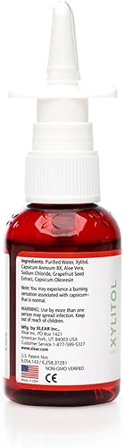 Miniatura 3 de Xlear Max espray nasal 15 onzas Fórmula natural con xilitol capsicum y aloe para máxima alivio de grave presión de seno nasal congestión dolores de