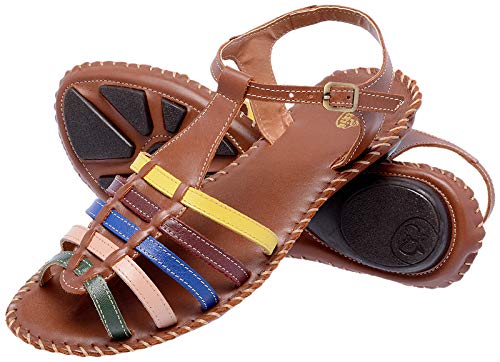 Sandália Rasteira Feminina Miuzzi Whisky