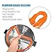 Silicone Sealing Ring for 8 Qt, Replacement Seal Gasket for Instant Pot 8 Quart Model, Food-grade Silicone, Fits Duo 8 Quart, Lux 8 Quart, Duo Plus 8 Quart, Ultra 8 Quart, Viva 8 Quart, 3-Pack