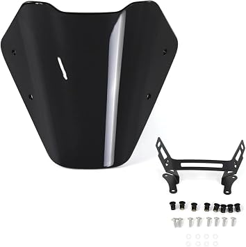 Motorcycle Front Windshield Wind Screen Deflector Viser Visor Windscreen Accessories For Honda For CB750 For Hornet 2025-2026 ,Universal Fit