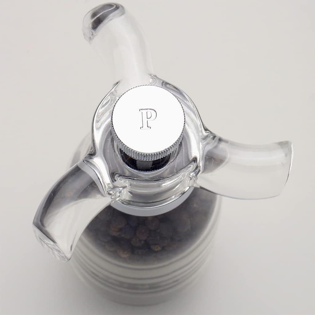 Chef Specialties Spinner Acrylic Pepper and Salt Mill Set, 4.25'' - 11cm
