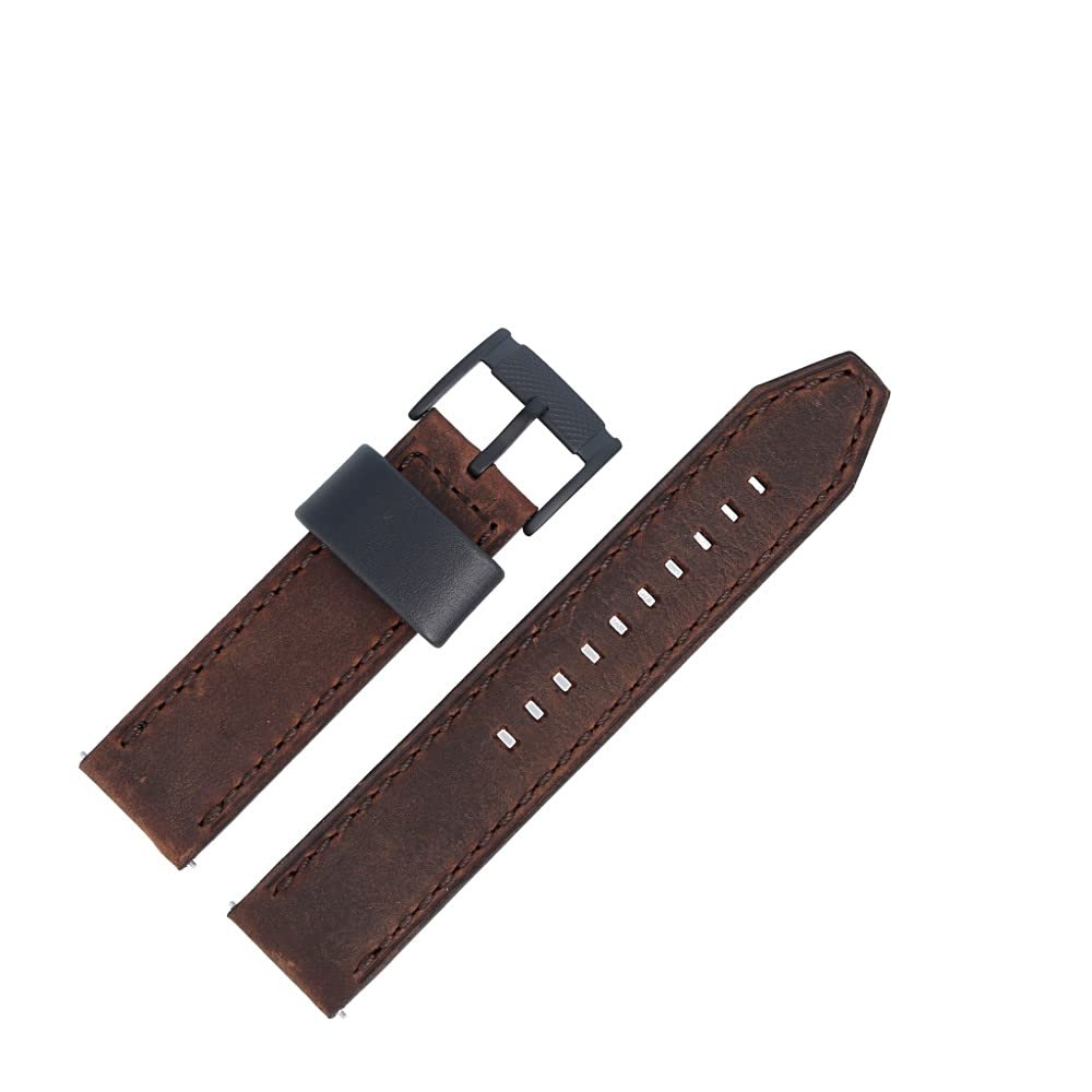 brown leather watch strap set FS-4656 