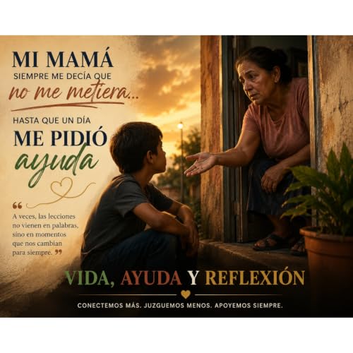 Mi mam&aacute; siempre me dec&iacute;a que no me metiera&hellip; hasta que un d&iacute;a me pidi&oacute; ayuda