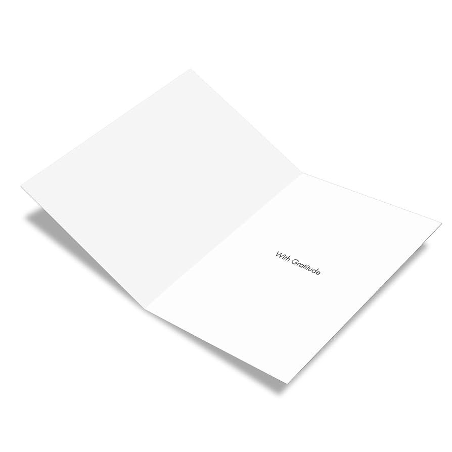 Amazon.com : The Best Card Company Thank You Greeting Card