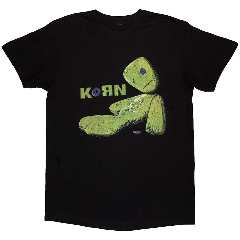 Rock Off officially licensed products Korn Issues Tracklist T Shirt L Black