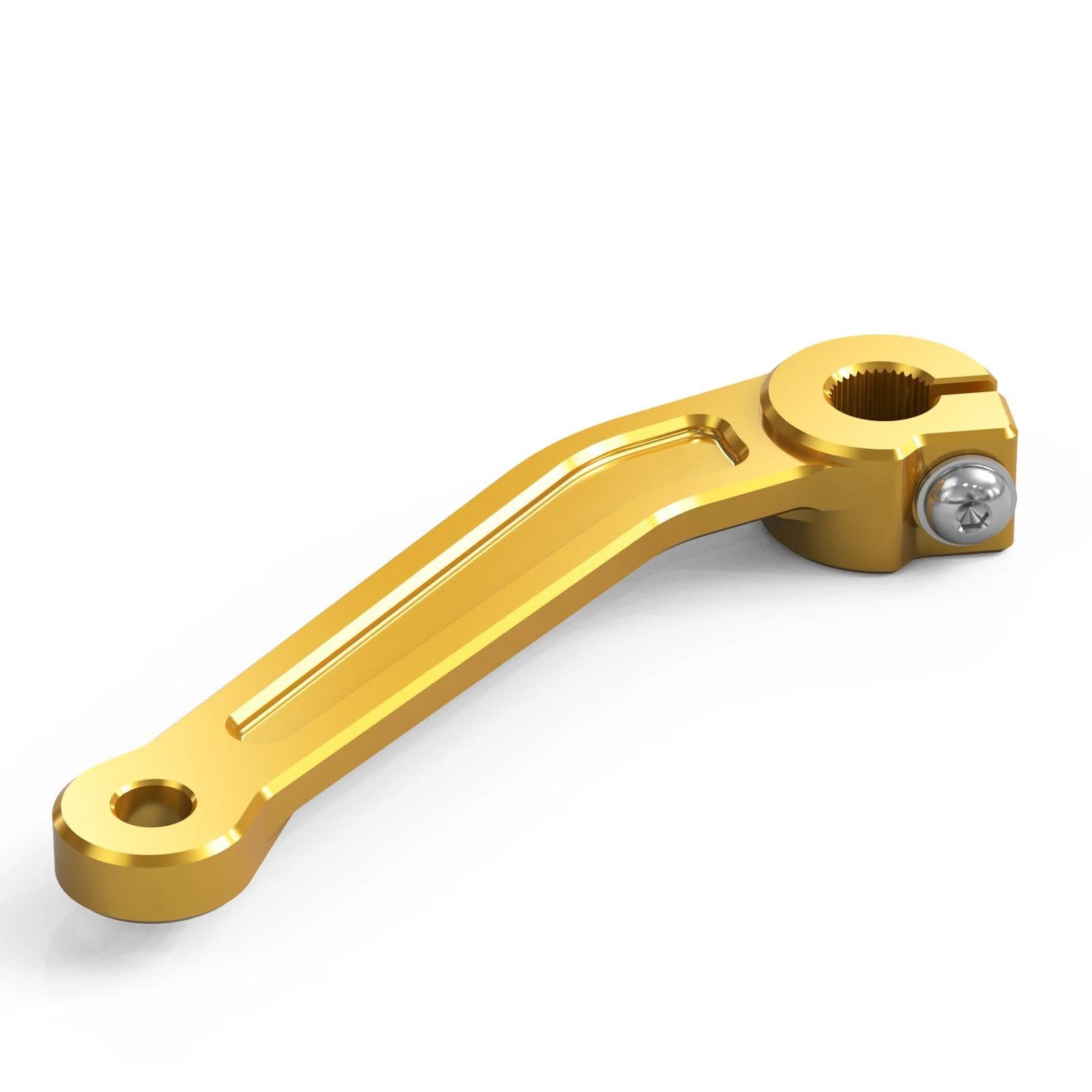 Gvgfkpkzay Gold For Harley Street Glide Flhx Special Flhxs 2017-2024 Motorcycle Gear Shifter Motorcycle Gear Shift Lever(Gold)