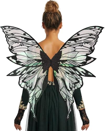 YKW Fairy Wings for Adult Women,31.5x29.5 Inch...