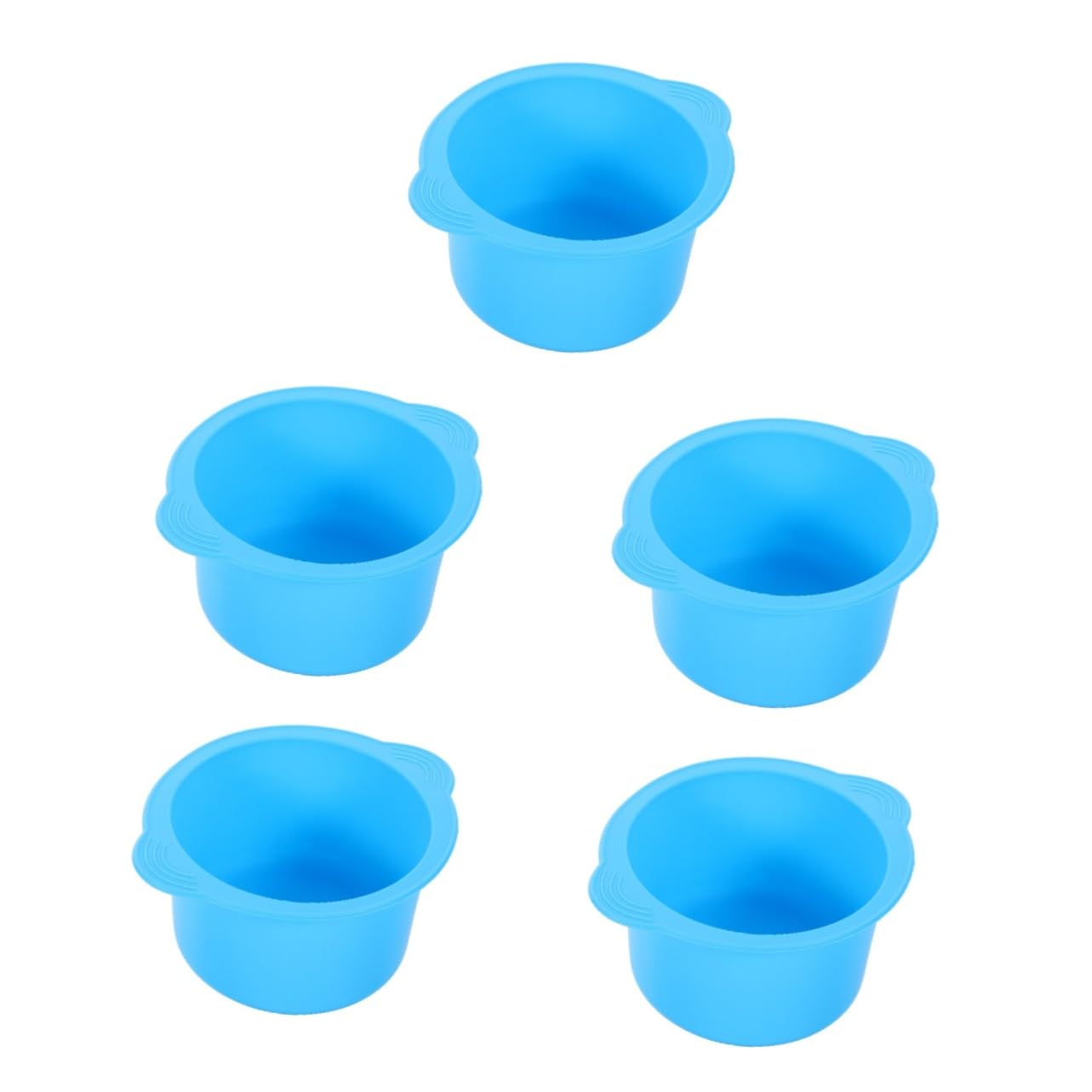 FRCOLOR 5pezzi Ciotola Silicone Per Scaldacera Resistente Temperature Per Depilazione Facile e Sostituzione Per Per Depilazione