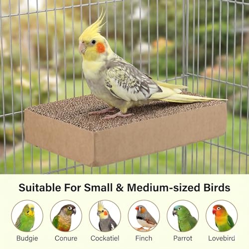 Jouet en papier pour oiseau 18cm YUXIANLB perchoir plat - 8