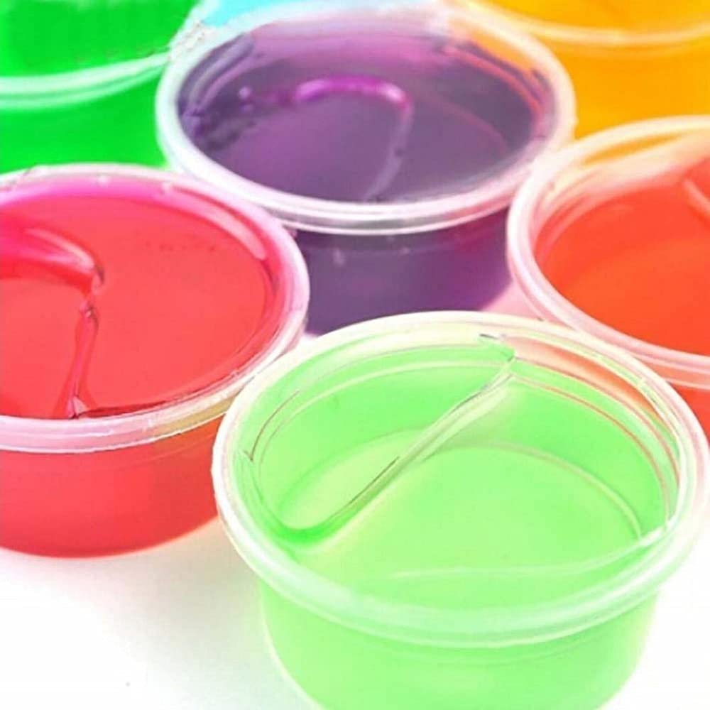 SC Mart Clay Slime DIY Crystal Mud Play Transparent Magic Plasticine Kid Toys Fluffy Slime Glue for Slimes Colored Sand Toy for (12 Piece)