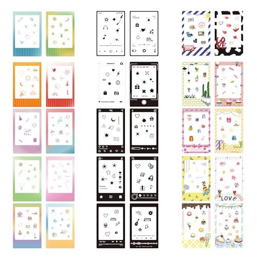 Mini Clear Photo Stickers for Polaroid Instax Mini