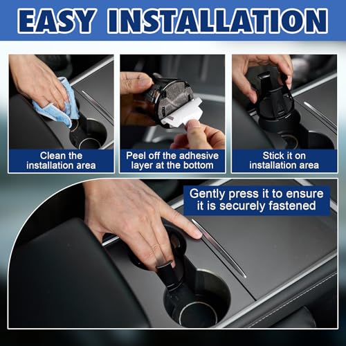 Portavasos para auto ajustable 2 piezas Rislobx miniatura 6