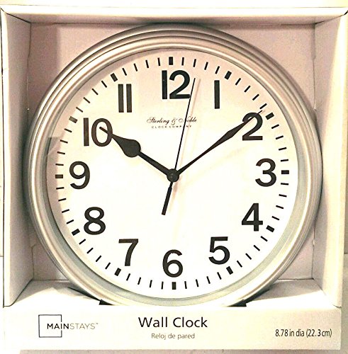 Sterling & Noble Wall Clock - Silver