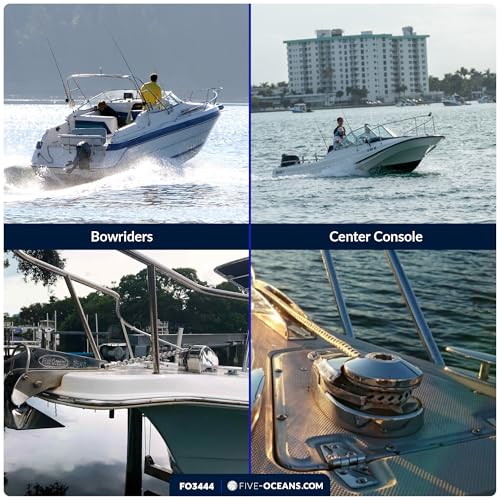 image for Five Oceans Vertical Windlass Kit, Boat Anchor Windlass Pacific 1500 W